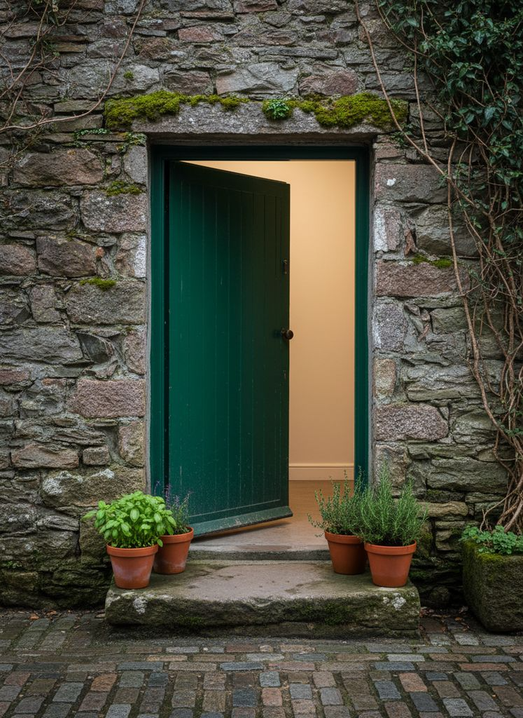The door of the Ballinrobe premises, open on a bright morning